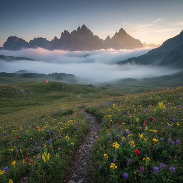 Alpine Landschaft