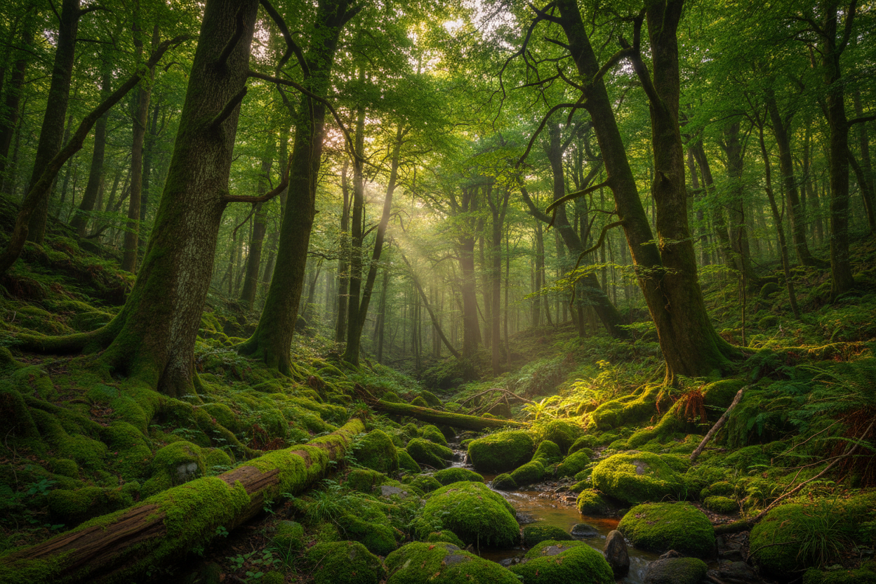 Realistischer Wald